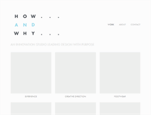 Tablet Screenshot of howandwhy.biz